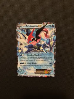 Pokemon Ash-Greninja EX Promo Holo XY133 XY Basic 170 - Image 1