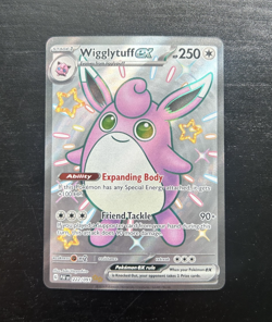 Wigglytuff ex 222/091 Ultra Rare Holo – Paldean Fates – NM - Pokemon TCG 2024 - Image 1
