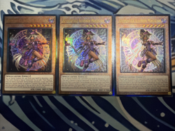 Yugioh Apprentice Illusion Magician Prismatic Ultimate Rare RA04-EN023 x3 - Image 1