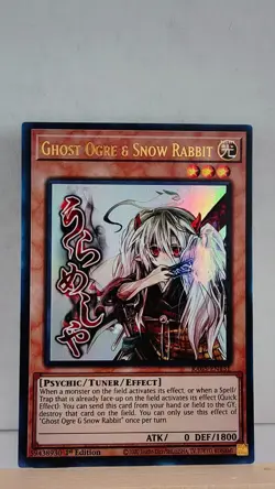 Ghost Ogre & Snow Rabbit 1st Edition [NM] - Yu-Gi-Oh! RA05 [Ultra Rare] - Image 1