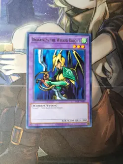 Yugioh Dragoness The Wicked Knight LOB-EN086 25th Anniversary - Image 1