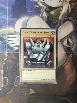 Yugioh Giant Soldier of Stone Rare LOB 25th Anniversary - Image 1
