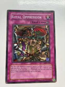 USA Seller Yugioh Royal Oppression LOD-091 Rare LP - Image 1