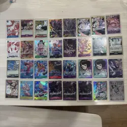 One Piece Cards Secret Parallel Promo 32-Card Bulk Lot - Image 1