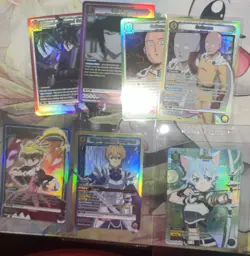 Union Arena TCG Lot Of 7 One Punch Man/sword Art Hunterx Nearmint🔥 - Image 1