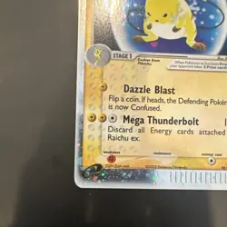 Pokemon Raichu EX 98/100 Sandstorm Ultra Rare Holo 100 HP Stage 1 Card - Image 4