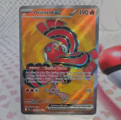 Pokemon TCG - Oricorio ex 110/094 - Phantasmal Flames - Holo Ultra Rare Card - Image 1