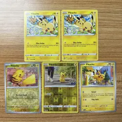 Pokemon TCG Pikachu Card Lot - Image 1