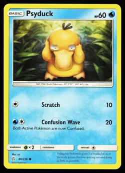 Psyduck 40/236 Common Cosmic Eclipse Pokemon Card - Image 1