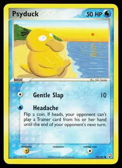 Psyduck 70/109 Common Team Rocket Returns Pokemon Card - Image 1