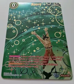 Rare Goku Spirit Card BT30-015 SPR Dragon Ball Super Pack Fresh Beautiful! - Image 3