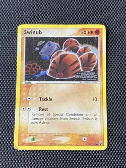 Swinub Team Rocket Returns 79/109 Reverse Holo Stamped Pokemon Card - Image 1