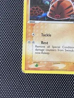 Swinub Team Rocket Returns 79/109 Reverse Holo Stamped Pokemon Card - Image 5