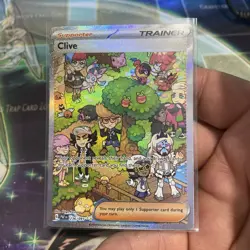 Pokemon TCG Clive 236/091 Paldean Fates Special Illustration Rare Card SIR NM - Image 1