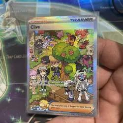 Pokemon TCG Clive 236/091 Paldean Fates Special Illustration Rare Card SIR NM - Image 2