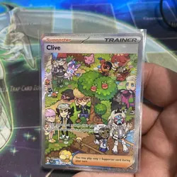 Pokemon TCG Clive 236/091 Paldean Fates Special Illustration Rare Card SIR NM - Image 3