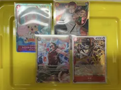 One Piece Card Game Parallel 3-Card Lot - Image 2