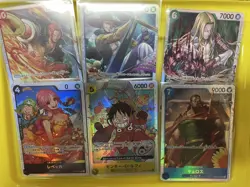One Piece Card Game Parallel 3-Card Lot - Image 5