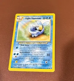 Light Vaporeon - 52/105 - Pokemon Neo Destiny Unlimited Card WOTC LP - Image 1