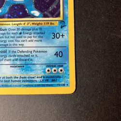 Poliwrath 15/130 Base Set 2 Holo Rare MP - 3 Card Set - WoTC Vintage 2000 - Image 5