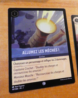 LORCANA TRADING CARD GAME DISNEY CHAPITRE 1 CARTE 197/204 FR NM - Image 1