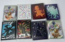 Pokemon TCG Card Sleeves ETB Box New Sleeves Lot Of 6 Mixed Packs - RARE - Image 1
