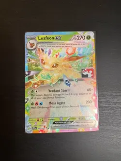 Leafeon Ex Pokemon Prize Pack Series 7 Promo Pokemon Card NM/LP Stamp - Image 1