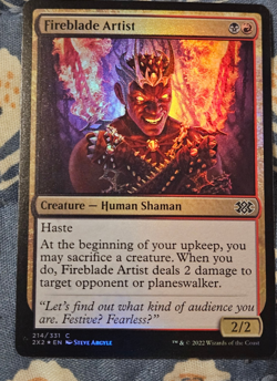 Fireblade Artist FOIL (214) Double Masters MTG Magic - Image 1