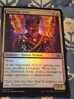 Fireblade Artist FOIL (214) Double Masters MTG Magic - Image 2
