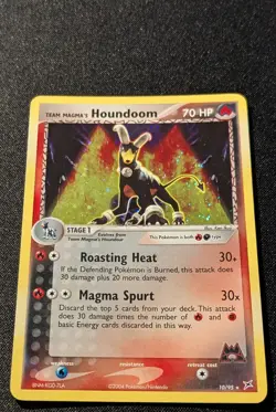 Pokemon EX TEAM MAGMA vs TEAM AQUA - #10/95 Houndoom - Holo - ENG - Near Mint - Image 4
