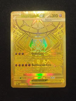 Pokemon TCG Perfect Order SPANISH* Gold Mega Zygarde EX Full Art 124/088 - Image 1