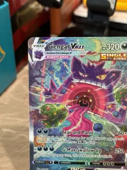 Pokemon TCG Sword & Shield Fusion Strike 271/264 Gengar VMAX ALT ART - Image 2