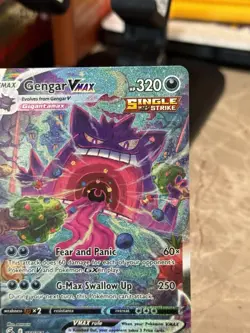 Pokemon TCG Sword & Shield Fusion Strike 271/264 Gengar VMAX ALT ART - Image 3