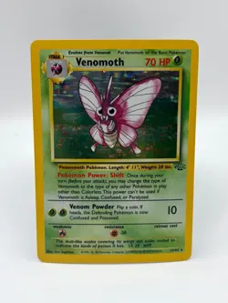 Vintage Pokemon Jungle Venomoth Holo Rare 13/64 - Image 1