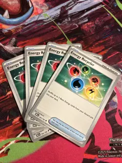 4x Energy Recycler 164/182 x4 - Destined Rivals - Pokemon TCG - Playset - Image 1