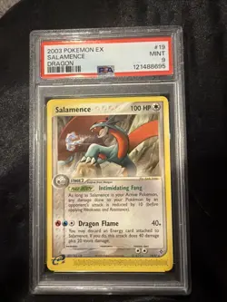 2003 Pokemon EX Salamence Dragon 19/97 PSA 9 Mint - Image 1