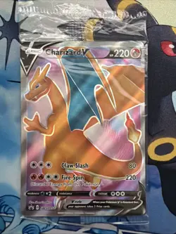 2020 Pokemon Black Star Promo #SWSH050 Charizard V Sealed Promo - Image 1