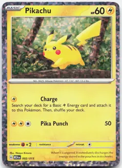Pokemon TCG Pikachu McDonald's Promos 2024 Promo 002/015 Holo - Image 1