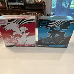 Pokemon TCG White Flare + Black Bolt SMALL TEAR* Elite Trainer Box Lot 2 - Image 1