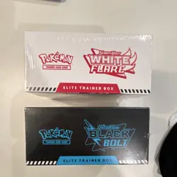 Pokemon TCG White Flare + Black Bolt SMALL TEAR* Elite Trainer Box Lot 2 - Image 2