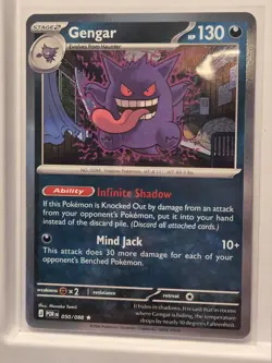 Pokemon TCG Gengar 050/088 Holo Rare Perfect Order English NM - Image 1