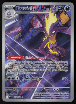 Toxtricity 103/094 Illustration Rare Phantasmal Flames Pokemon Near Mint - Image 1