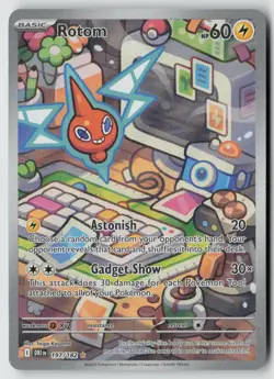Rotom 197/182 Illustration Rare Destined Rivals Pokemon Near Mint - Image 1