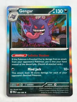 Gengar Holo 050/088 ME03: Perfect Order NM Pokemon Fast Ship - Image 1