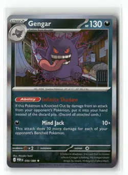 Gengar 050/088 Rare Perfect Order Pokemon Holo Near Mint - Image 1