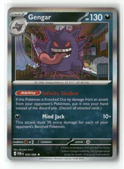 Gengar 050/088 Rare Perfect Order Pokemon Holo Near Mint - Image 1