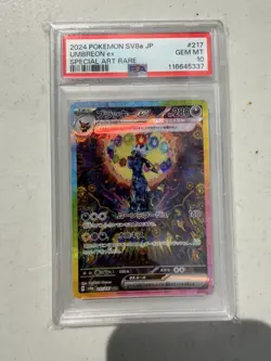 UMBREON EX SPECI4L ART RARE POKEMON JAP SV8A-TERASTAL FEST EX 2024 217 PSA 10 - Image 3