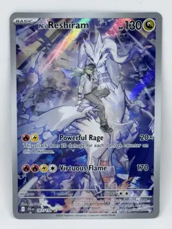 Pokemon TCG N's Reshiram 167/159 Sv09: Journey Together IR Holo NM Condition - Image 1