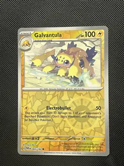 Pokemon Paradox Rift - Galvantula - 065/182 - Reverse Holo - M/NM - Image 2