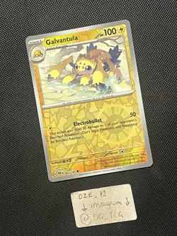 Pokemon Paradox Rift - Galvantula - 065/182 - Reverse Holo - M/NM - Image 3